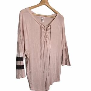 PINK Super Soft 3/4 Sleeve T-Shirt